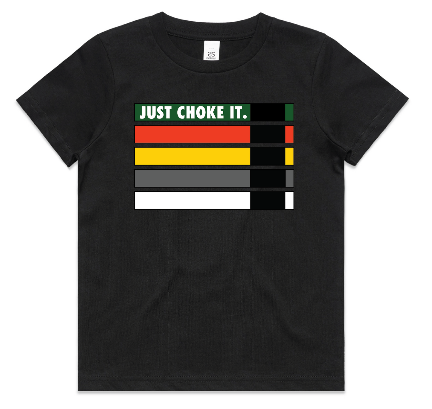 Kids "Just Choke It" BJJ Belts Tee