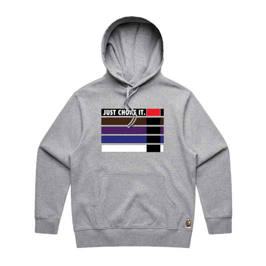 Adults "Just Choke It" BJJ Belts Heavy Hoodie