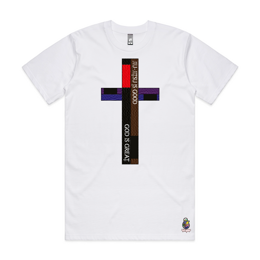 Adults "Jiu-Jitsu is Good, God is Great" Tee