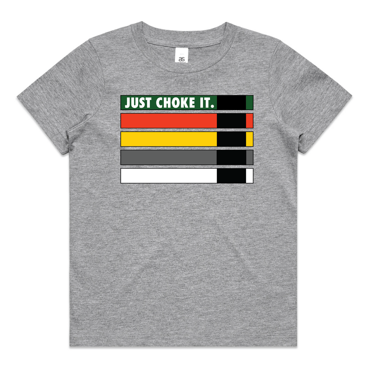 Kids "Just Choke It" BJJ Belts Tee