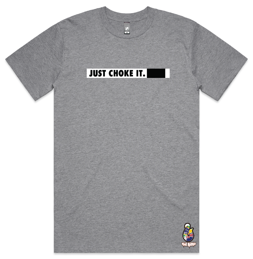 Adults "Just Choke It" BJJ White Belt Tee