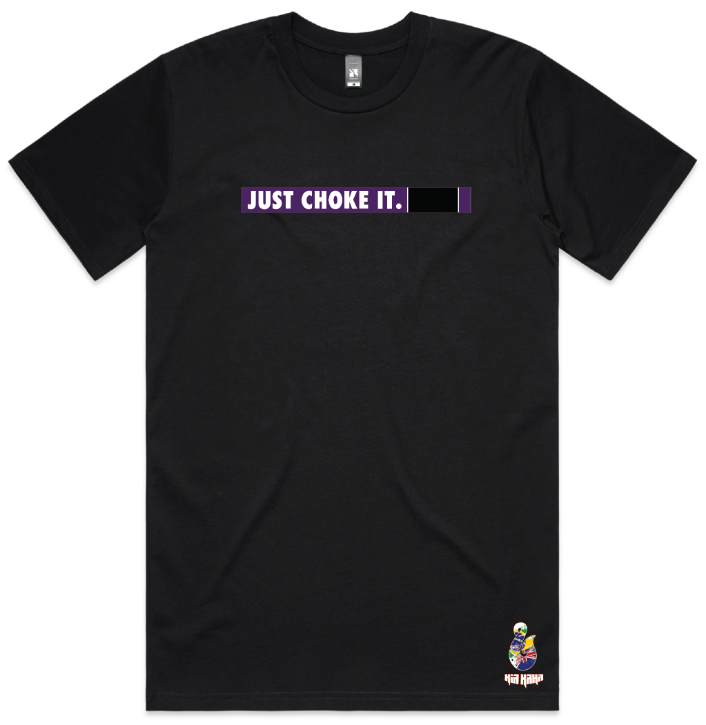 Adults "Just Choke It" BJJ Purple Belt Tee