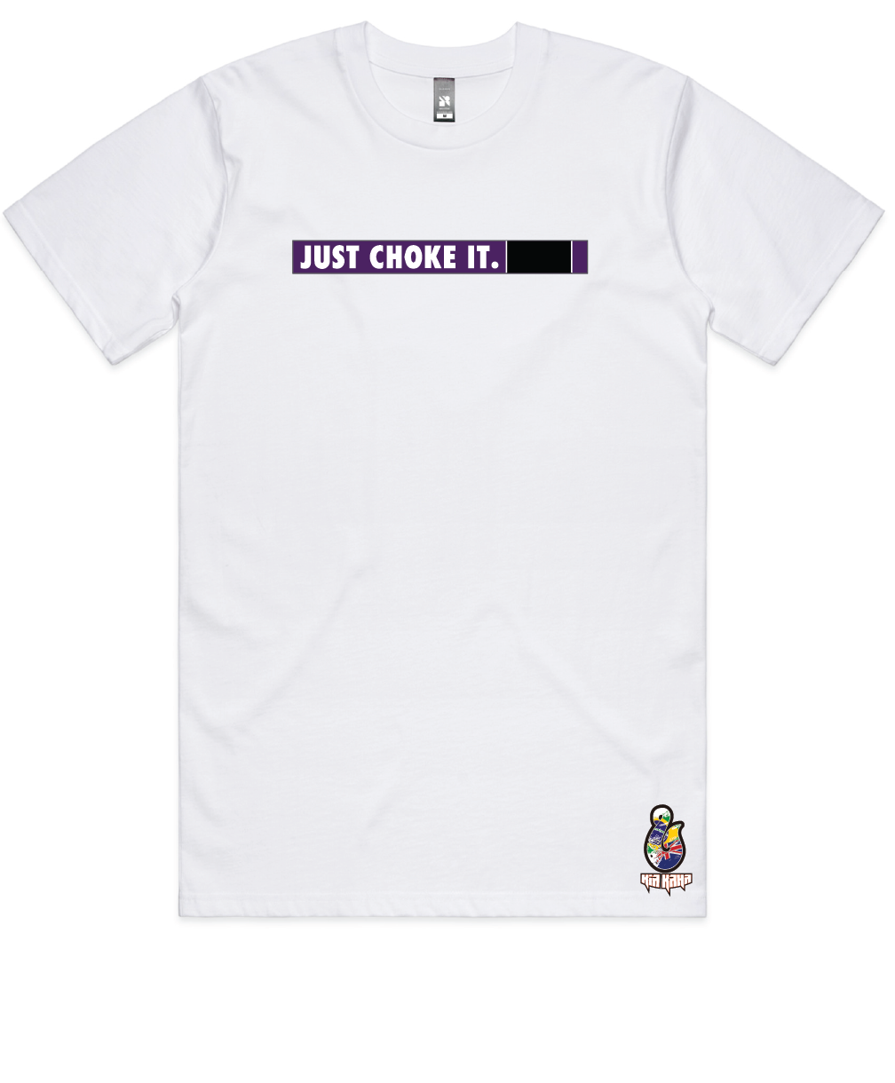 Adults "Just Choke It" BJJ Purple Belt Tee